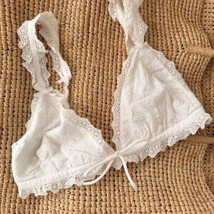 New For Love & Lemons Eyelet Bralette